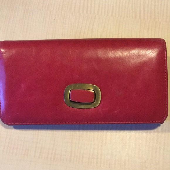Raspberry hobo wallet - Picture 1 of 5